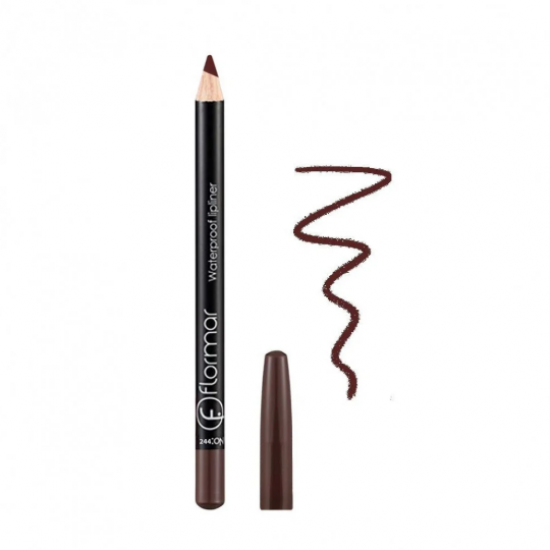 محدد شفاه مضاد للماء من فلورمار - Flormar Waterproof Lipliner 244 Chocolate Fondue