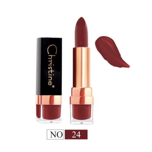 احمر الشفاه مطفي توت 3 رقم 24 من كرستين CH-020