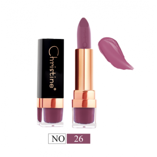 احمر الشفاه مطفي توت 3 رقم 26 من كرستين CH-020