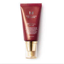 Face cream from Misha soothes and treats blemishes, B-Cream light beige color degree 21, 50 ml