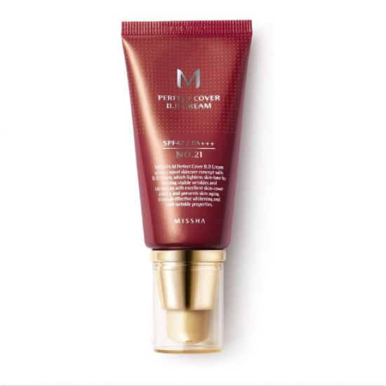  كريم للوجه من ميشا مهدئ ويعالج العيوب، بي كريم لون بيج فاتح درجة 21، 50 مل