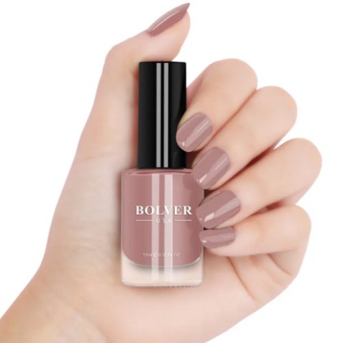 BOLVER dark pink manicure - shiny BOLVER - 614