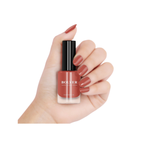 Blufir salmon nail polish 648