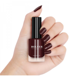 BOLVER dark burgundy red manicure shiny BOLVER 631
