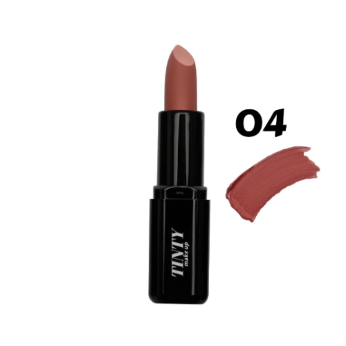Long-lasting waterproof matte lipstick No. 04 from Tinti 3.8 g