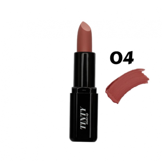 احمر شفاه مطفي طويل الأمد مقاوم للماء رقم 04 من تينتي 3.8 جم