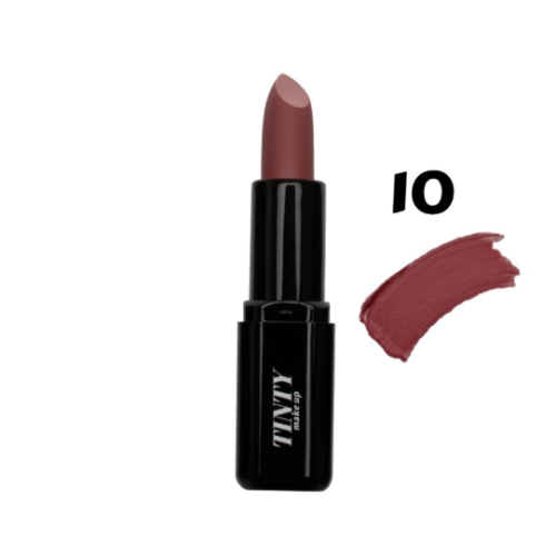 Long-lasting waterproof matte lipstick number 10 from Tinti 3.8 g