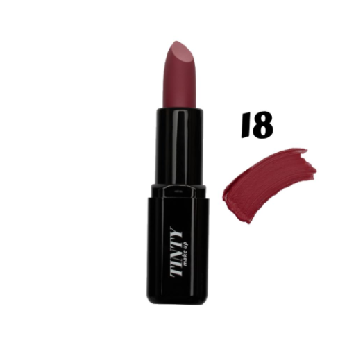 Long-lasting waterproof matte lipstick No. 18 from Tinti 3.8 g