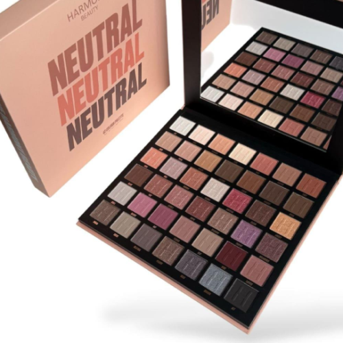 Harmony Beauty eye shadow set 42 colors, NEUTRAL