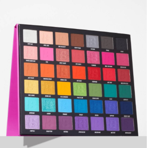 Palette One Bright 42 colors from Beauty Bay shimmering multi-colored powder
