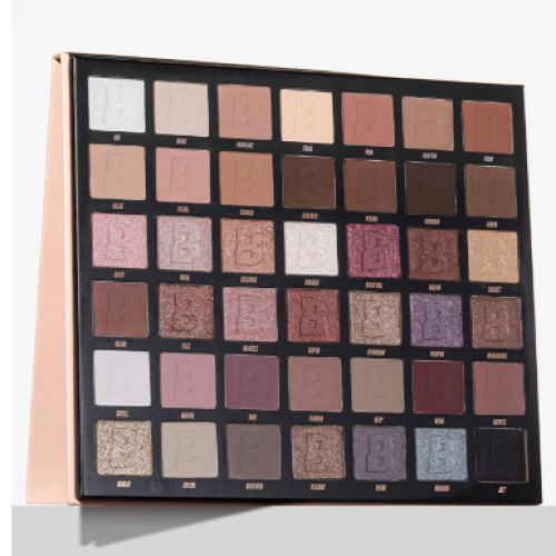Neutral 42 eyeshadow palette from Beauty Bay, matte, gray, crayon