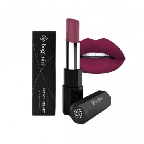 احمر شفاه فيلفيت جويسي بلاك بيري من بوغينيا BG710.119 احمر شفاه فيلفيت جويسي بلاك بيري من بوغينيا BG710.119