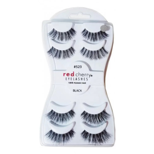 طقم رموش ريد شيري 523 eyelashes red cherry set 523