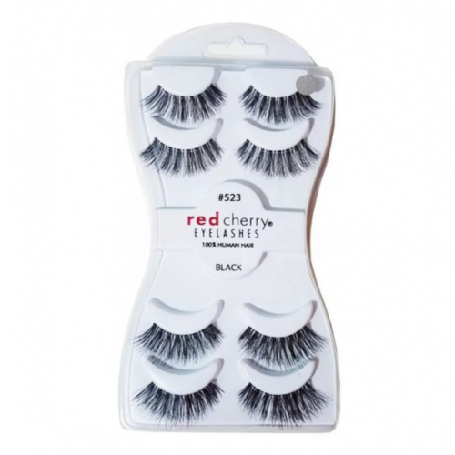 طقم رموش ريد شيري 523 eyelashes red cherry set 523