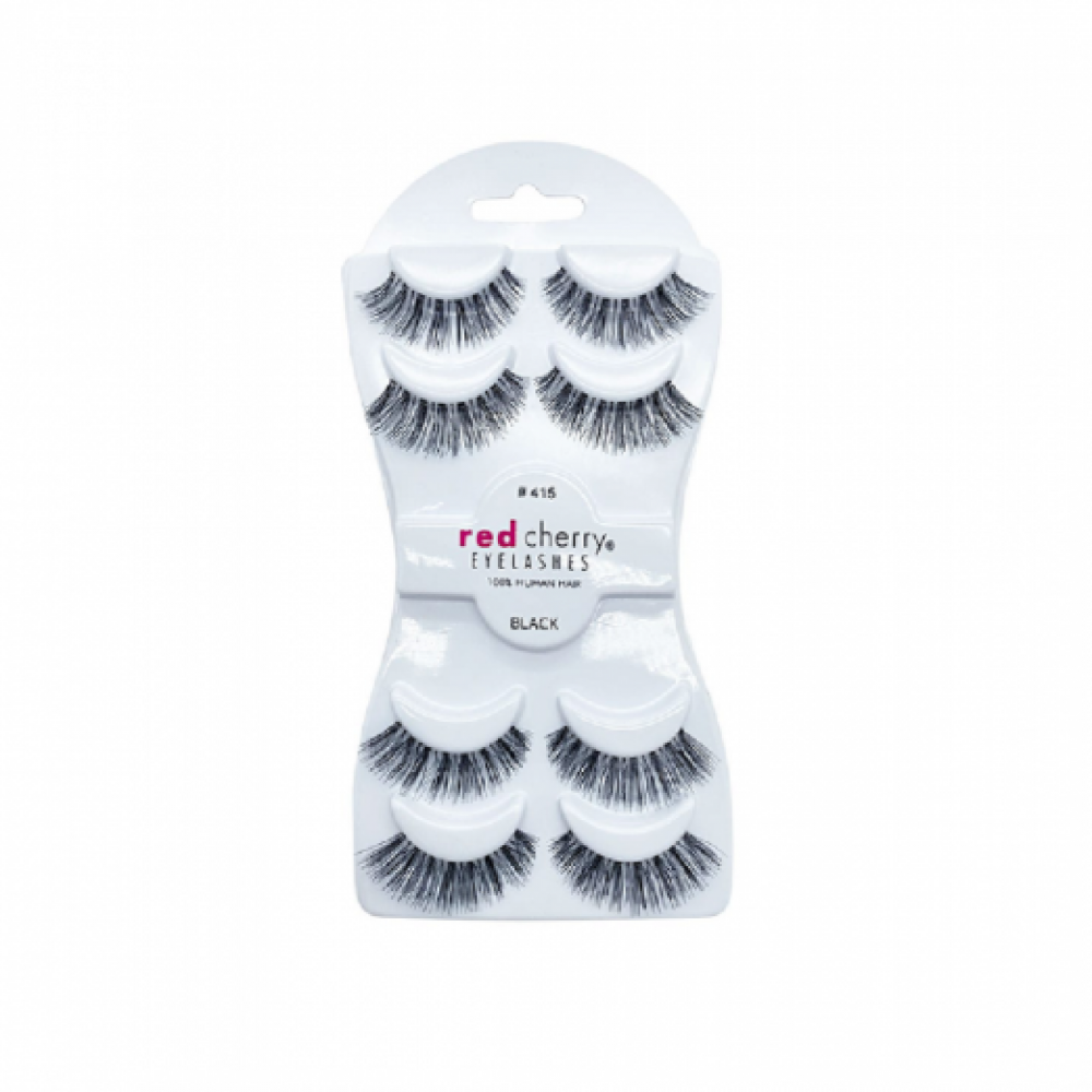 طقم رموش صناعية 4*1 ريد شيري - 415