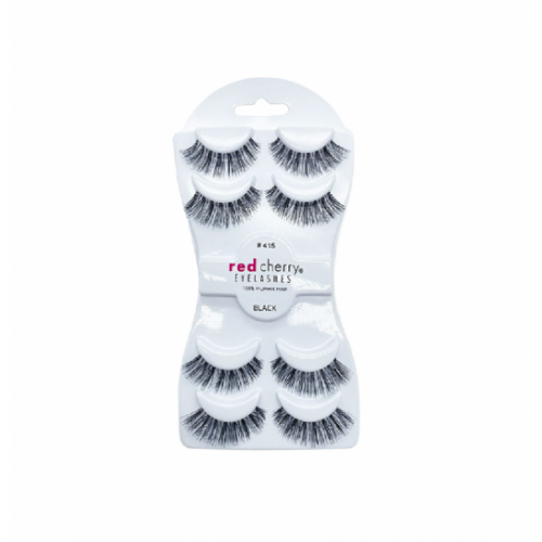 طقم رموش صناعية 4*1 ريد شيري - 415