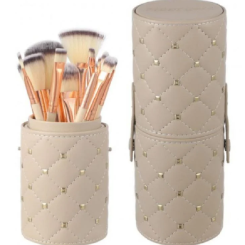 Make-up brush set from BH - 12 brushes, beige