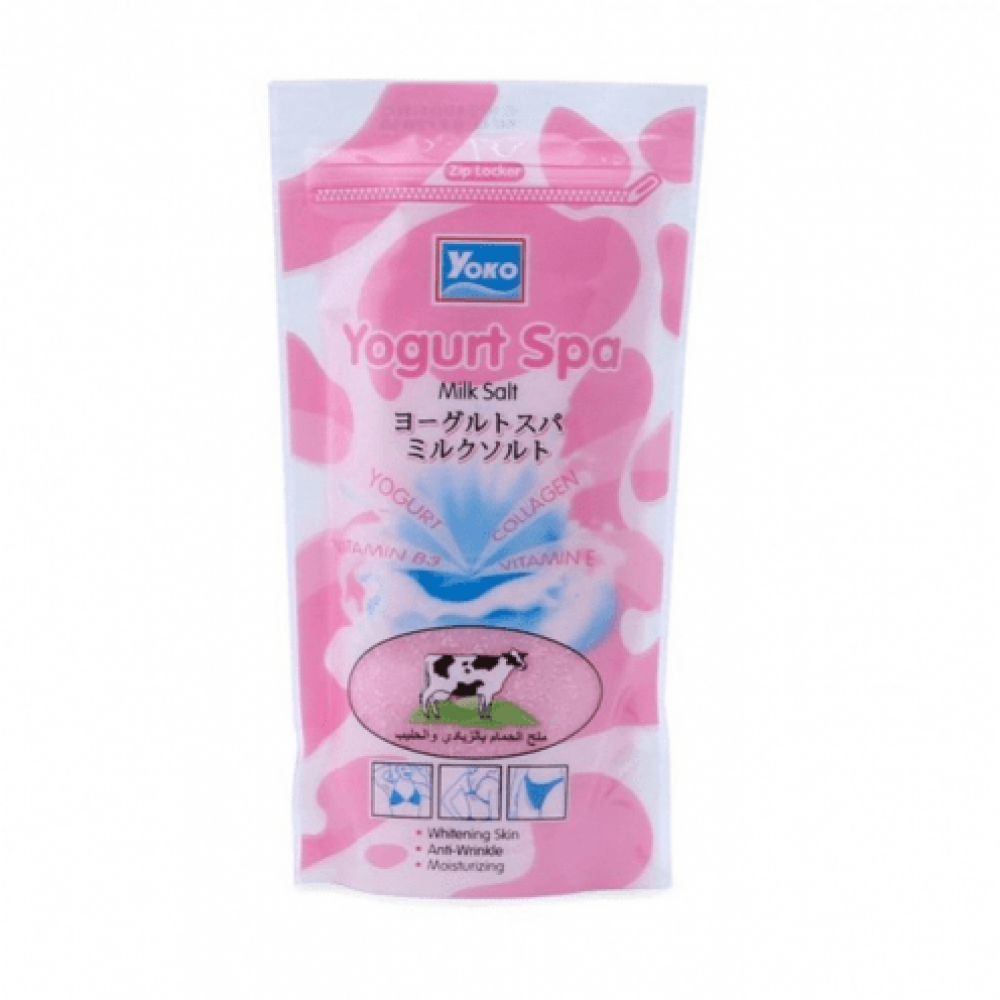 مقشر ملح الحليب بالزبادي من يوكو سبا 300 جرام مقشر ملح الحليب بالزبادي من يوكو سبا 300 جرام