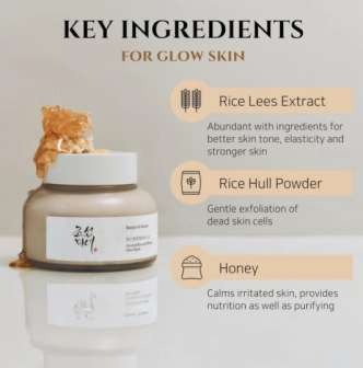 قناع المسام المنعش بالأرز المطحون والعسل من بيوتي اوف جوسون ، 150 مل