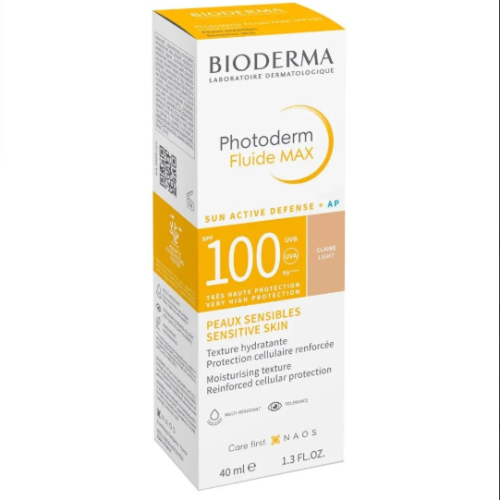 Reem Bioderma Photoderm Max Fluid Sunscreen SPF100 for sensitive skin 40 ml