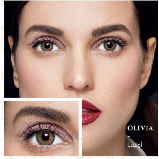 عدسات لاصقة يومية اوليفيا من انستازيا