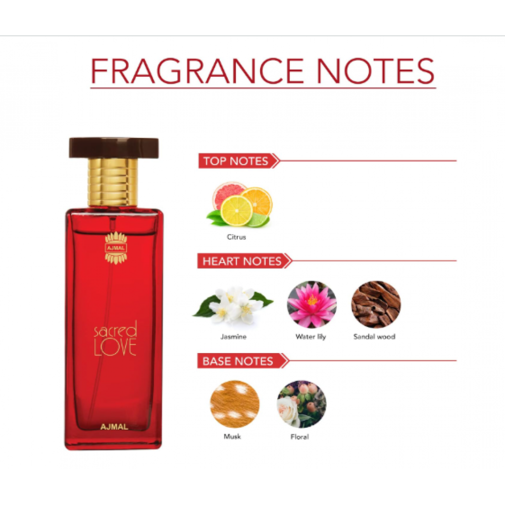 عطر ساكرد لوف للنساء من اجمل، او دي بارفان، 50 مل عطر ساكرد لوف للنساء من اجمل، او دي بارفان، 50 مل