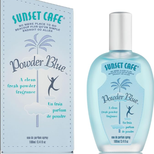 Sunset Cafe powder blue perfume for children - 100 ml
