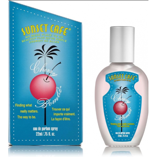 سن سيت كافيه عطر تشيري بومب بالكرز للجنسين - 22 مل