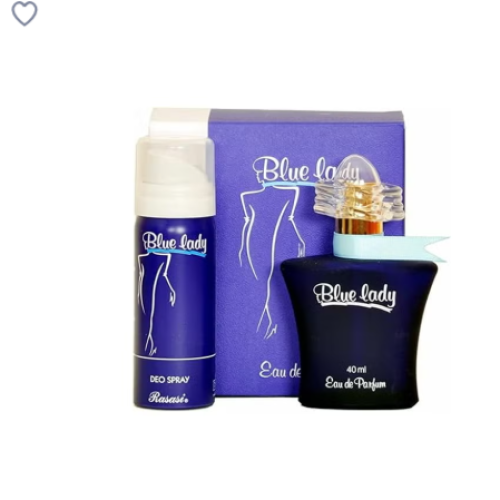 Blue Lady EDP perfume with deodorant spray for free 40, 50 ml