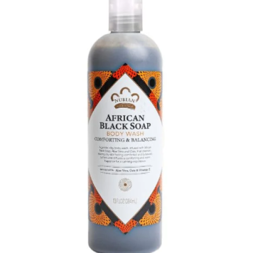 Nubian Heritage African Black Soap Body Wash - 384ml