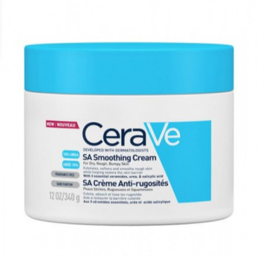 CeraVe Smoothing Cream for Rough and Dry Skin with Salicylic Acid 340g