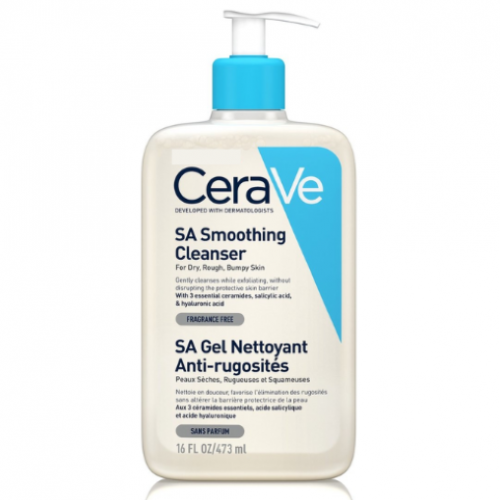 غسول منظف ومنعم بحمض الساليسيليك من سيرافي - 473 مل