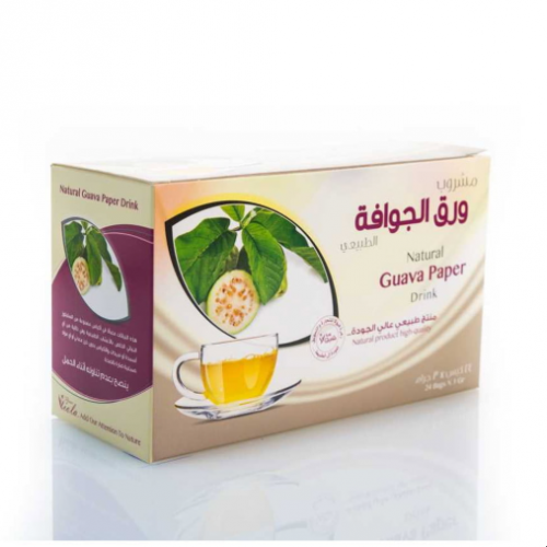 زهرة فيولا مشروب ورق الجوافة الطبيعي