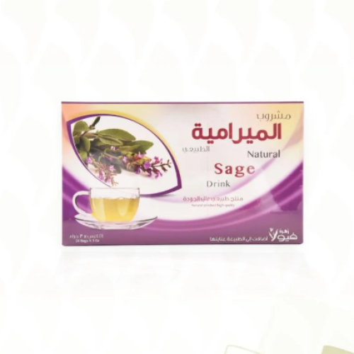 Viola flower sage drink
