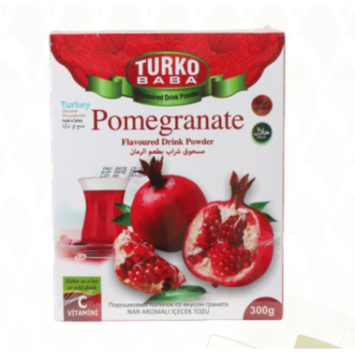مسحوق شراب بطعم الرمان 300 غ مسحوق شراب بطعم الرمان 300 غ