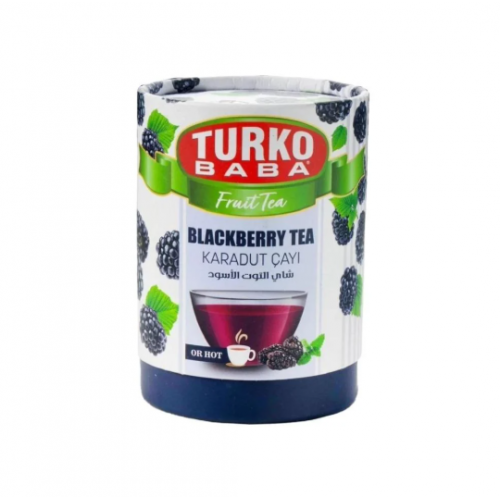 شاي التوت الأسود بقطع التوت