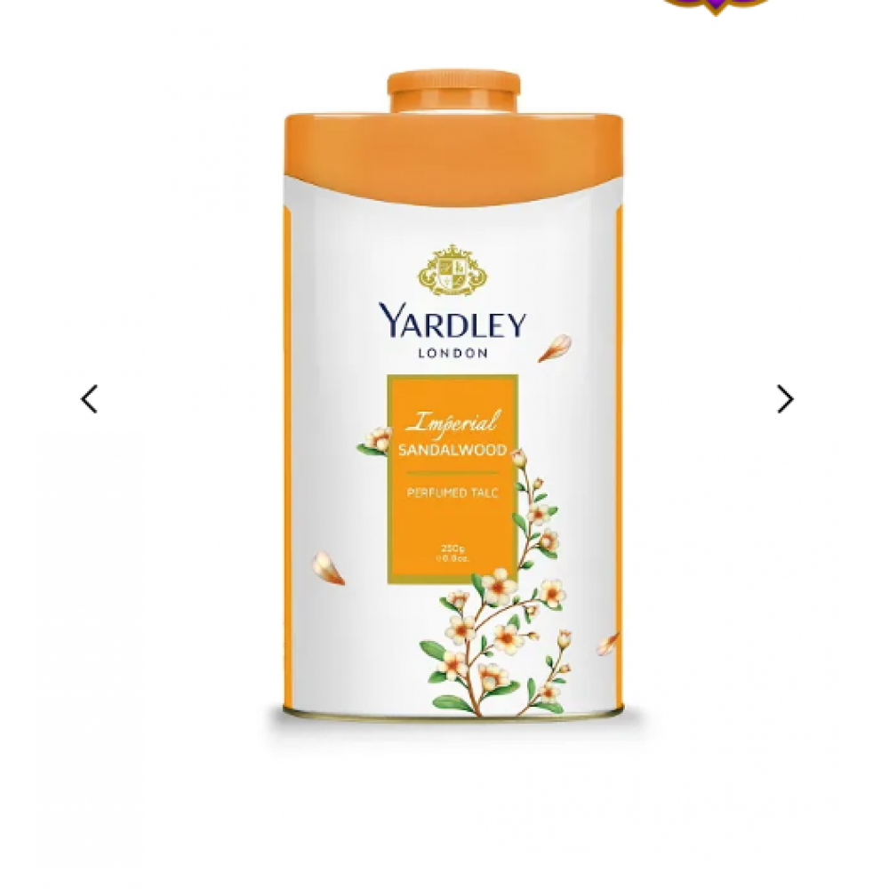 ياردلي بودرة التلك بعطر خشب الصندل 250 جرام