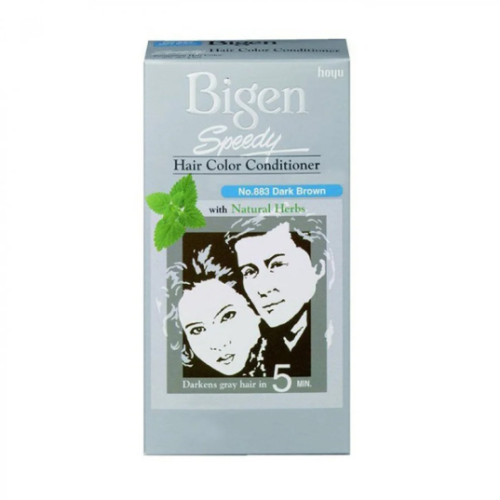 Bigen Fast and Smoothing Hair Dye with Natural Herbs No. 883 Dark Brown