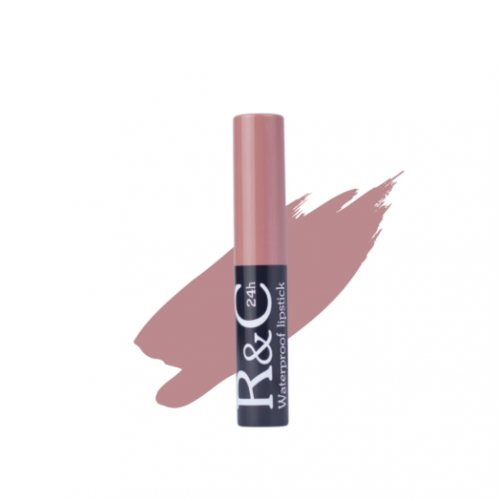 احمر شفاه غير لامع من ار اند سي بني فاتح رقم 8