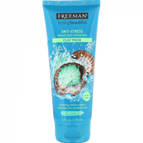 قناع طمي تجميلي مضاد للإجهاد، معادن البحر الميت، 6 أونصات سائلة (175 مل قناع طمي تجميلي مضاد للإجهاد، معادن البحر الميت، 6 أونصات سائلة (175 مل
