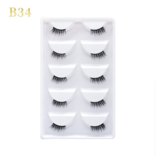 طقم رموش جلوريا بيوتي فلوليس 5 قطع – B34