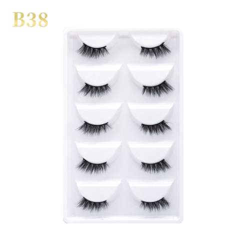 طقم رموش جلوريا بيوتي فلوليس 5 قطع – B38