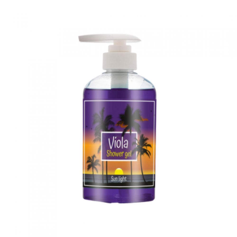 شاور جل استحمام صن لايت من زهرة فيولا - 500مل