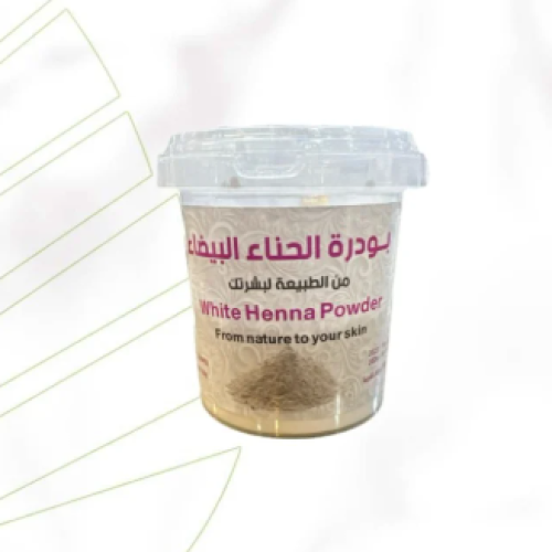 white henna powder