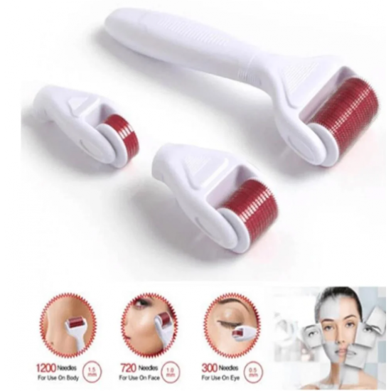 مجموعة ديرما رولر 4 في 1 للعناية بالبشرة