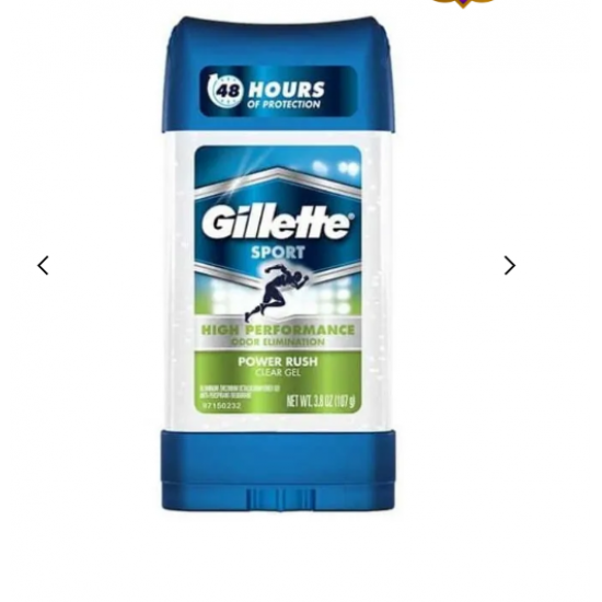 مزيل عرق جيليت سبورت باور راش 107 جم 