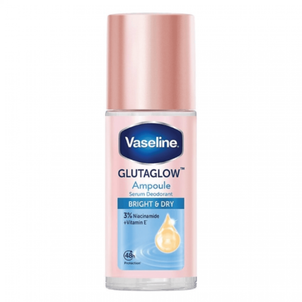 فازلين مزيل عرق رول جلوتا جلو جفاف تمام بفيتامين اي 45 مل فازلين مزيل عرق رول جلوتا جلو جفاف تمام بفيتامين اي 45 مل