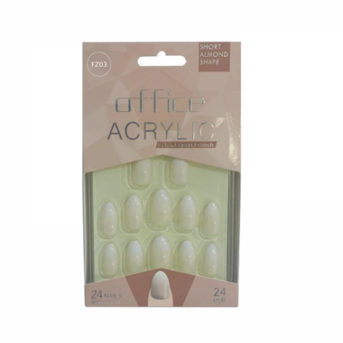 Office FZ03 Glossy Adhesive Nails 24 Pieces