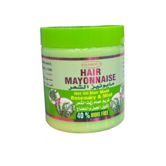 مايونيز كريم حمام زيت الشعر واكليل الجبل والنعناع