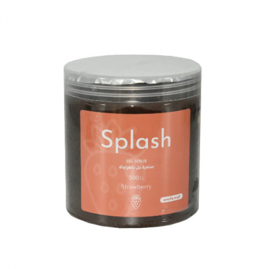 صنفرة جل بالفراولة للوجه والجسم من سبلاش 500 جرام 